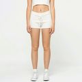 Pantaloncini da donna Kaotiko Crochet Ibiza crudo 3
