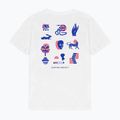 Kaotiko Washed Elements Occult t-shirt bianca da uomo 3