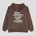 Felpa Kaotiko da donna La tua opinione marrone 5