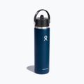 Bottiglia termica Hydro Flask Wide Flex Straw 710 ml indaco 2