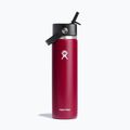 Bottiglia termica Hydro Flask Wide Flex Straw da 710 ml, frutti di bosco