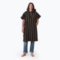 Poncho Slowtide Baja Stripe nero 4