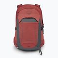 Zaino da escursionismo Osprey Tempest 22 l rosso pampa/grigio carbone da donna