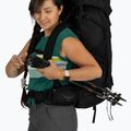 Zaino da trekking da donna Osprey Tempest 44 l nero / grigio carbone 9