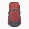 Zaino da trekking da donna Osprey Tempest 44 l rosso pampa/grigio carbone