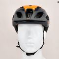 Casco da bici Rudy Project Crossway piombo/arancio fluo lucido 9