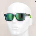 Occhiali da sole Rudy Project Spinair 57 crystal graphite/polar 3fx hdr multilaser green 12