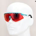 Occhiali da sole Rudy Project Defender bianco smeraldo opaco/rosso multicolore 9