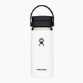 Bottiglia termica Hydro Flask Wide Flex Sip 470 ml bianco