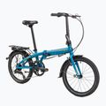 Bicicletta da città pieghevole Tern Link C8 blu 2