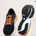 Brooks Glycerin 20 scarpe da corsa da uomo nero/blu classico/arancio 12
