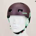 Casco da bici per bambini UVEX Kid 3 CC prugna/menta 13