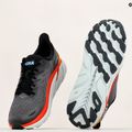 Scarpe da corsa da uomo HOKA Clifton 8 antracite/casthlerock 16