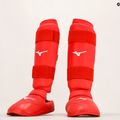 Protezioni Mizuno Instep rosse imbottite per tibia e piede 23EHA10062 5