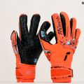 Guanti da portiere per bambini Reusch Attrakt Fusion Finger Support Guardian rosso brillante/blu futuro 8