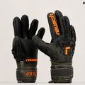 Reusch Attrakt Freegel Silver Finger Support guanti da portiere per bambini verde deserto/arancio 14
