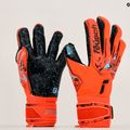 Guanti da portiere per bambini Reusch Attrakt Fusion Guardian rosso brillante/blu futuro/nero 7