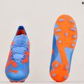 Scarpe da calcio PUMA Future Match FG/AG blu glimmer/puma bianco/ultra arancione per bambini 16