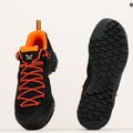 Salewa Wildfire Leather scarpe da trekking da uomo nero/arancio fluo 10