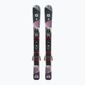 Sci da discesa per bambini Völkl Shine Jr + attacchi 4.5 VMotion Jr Lady 80-90 cm black/pink