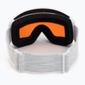 Occhiali da sci per bambini Marker 4:3 neve bianco/arancio chiarezza 3