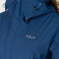Giacca da pioggia da donna Rab Downpour Eco nightfall blu 4