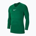 Uomo Nike Dri-FIT Park First Layer manica lunga termica verde pino/bianco