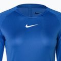 Donna Nike Dri-FIT Park First Layer LS manica lunga termica blu reale/bianco 3