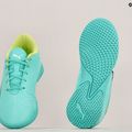 Scarpe da calcio PUMA Ultra Play IT da bambino, color menta piperita elettrica/puma bianca/giallo veloce 17