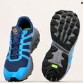 Scarpe da corsa Inov-8 Trailfly Ultra G300 Max da uomo blu/grigio/nectar 11