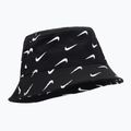 Cappello per bambini Nike Swoosh Print Bucket black