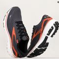 Brooks Ghost 15 scarpe da corsa da uomo ebano/nero/arancio piccante 17