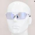 Occhiali da sole UVEX Sportstyle 803 Race S V bianco/litemirror blu 11