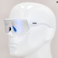 Occhiali da sole UVEX Sportstyle 235 V bianco opaco/blu specchiante 11
