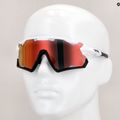 Occhiali da sole UVEX Sportstyle 228 bianco nero/rosso specchiato 11