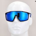 Occhiali da sole UVEX Mtn Perform nero blu opaco/blu specchiato 11
