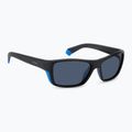 Occhiali da sole Polaroid PLD 7046/S nero azzurro/blu polarizzati da uomo