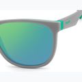 Occhiali da sole Polaroid PLD 8049/S grigio verde/grigio verde a specchio polarizzati per bambini 5