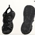 KEEN Drift Creek H2 sandali da trekking da donna nero/nero 15