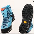Stivali da trekking da donna Meindl Tonale Lady GTX blu chiaro/arancio 11