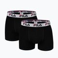 FILA boxer uomo FU5016/2 2 pezzi nero 5