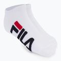 Fila Unisex Invisible 2 Pack calzini bianchi