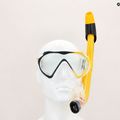 Aqualung Compass Snorkelling Set nero/giallo 16