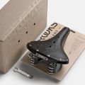 Brooks England B66 Sella corta nera per bicicletta 8