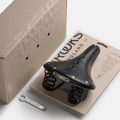 Brooks England Flyer Sella corta per bicicletta nera 8