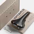Sella per bicicletta Brooks England Swift nera 8