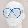 Maschera subacquea per bambini Mares Pirate trasparente/blu 10