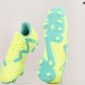 Scarpe da calcio per bambini PUMA Future Play FG/AG giallo veloce/puma nero/elettrico menta piperita 18