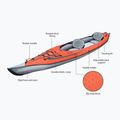 Advanced Elements AdvancedFrame Convertible rosso/grigio kayak gonfiabile per 2 persone 13