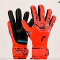 Guanti da portiere Reusch Attrakt Grip Evolution Finger Support rosso brillante/blu futuro/nero 10